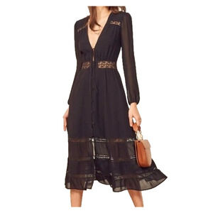 Worn twice! Reformation Imogene dress Size 4